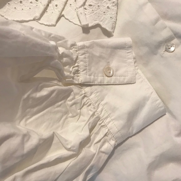 ZARA BLOUSE COTTON DRAWSTRING BOTTOM - Picture 3 of 10